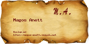 Magos Anett névjegykártya